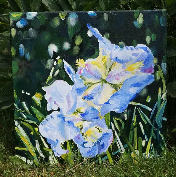 Ewa Słodzińska - Blue iris 2