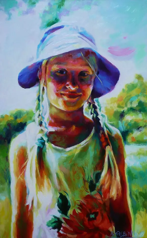 Barbara Gulbinowicz - Blue hat