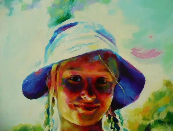 Barbara Gulbinowicz - Blue hat