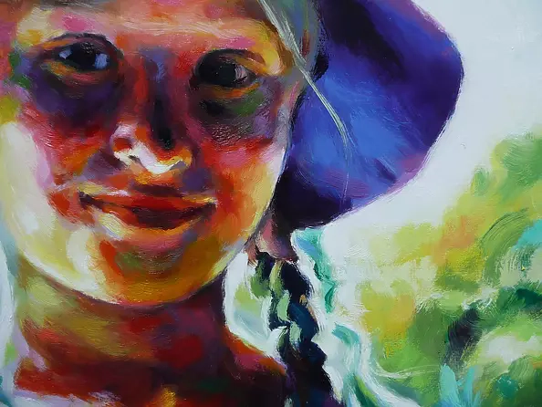 Barbara Gulbinowicz - Blue hat