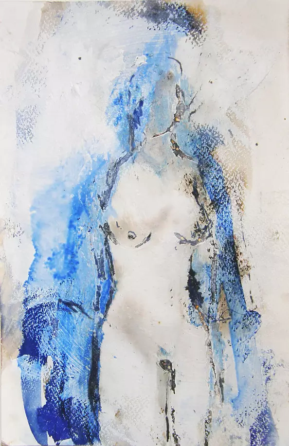 Anna Nesteruk - Blue bathrobe