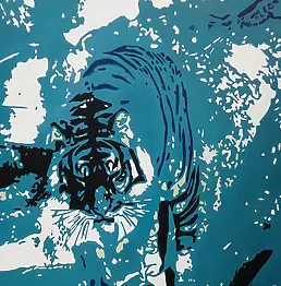 Katarzyna Misiórska - blue tiger