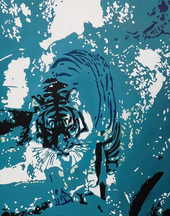 Katarzyna Misiórska - blue tiger