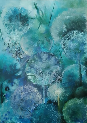   - Niebieskie dmuchawce