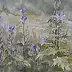 Dorota Kędzierska - blaue Blüten