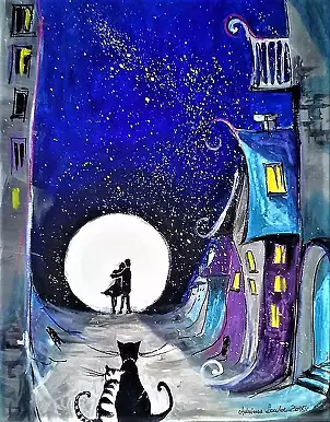 Adriana Laube - blue city