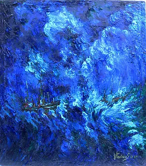 Jerzy Stachura - Blue mid-II