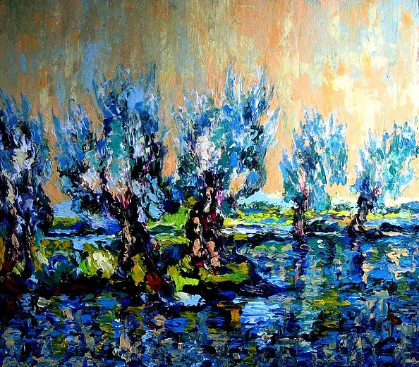 Jerzy Stachura - blue willow