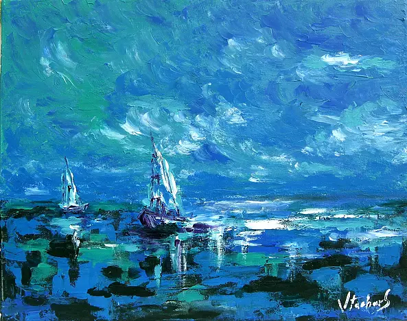 Jerzy Stachura - blue sailing