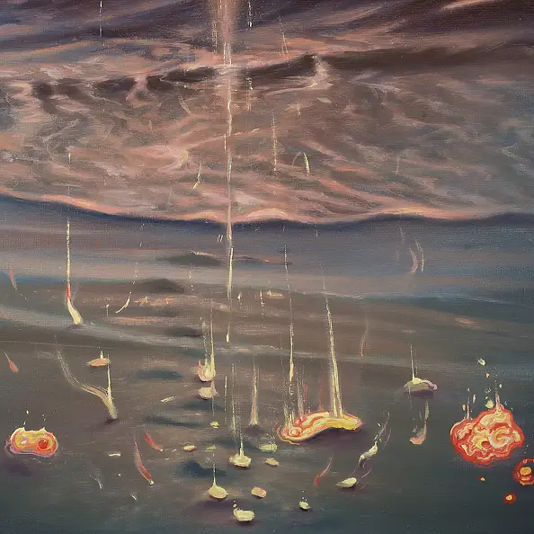 Wojciech Pater, Niechaj Zstąpi, Obraz olejny - płótno, 60 x 80