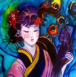 Marzena Salwowska - Niechciana lekcja muzyki z kotem na jej ramieniu