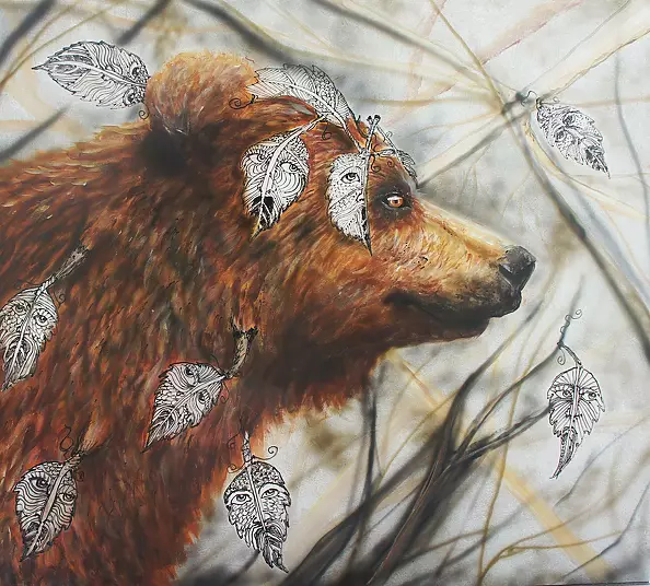 Małgorzata Rzempowska-Skóra - Niedźwiedź i stare liście