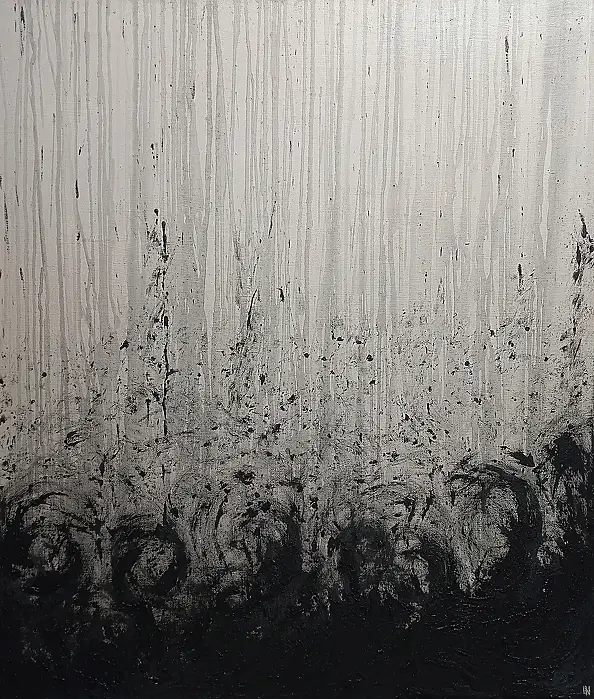Iwona Jabłońska, Ungezügelte Stärke, Kreide, Lasur, Acrylgemälde, Ölbild, Mischtechniken - Leinwand, 100 x 120