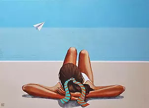   - Carried by the wind....