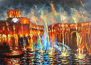 Armenian Art - Nightly Yerevan