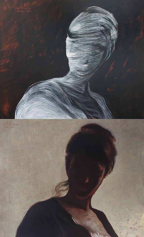 Sylwia Krupińska (Wójcik) - "No name" cykl obrazów
