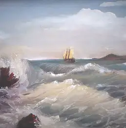 Stanisław Górski, Без названия, Масляная картина - папір, 40 x 30