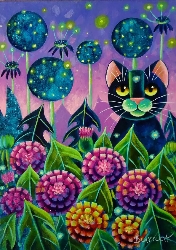 Wiesława Burnat - Dandelion Night