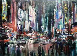 Kazimierz Komarnicki - Night in New York