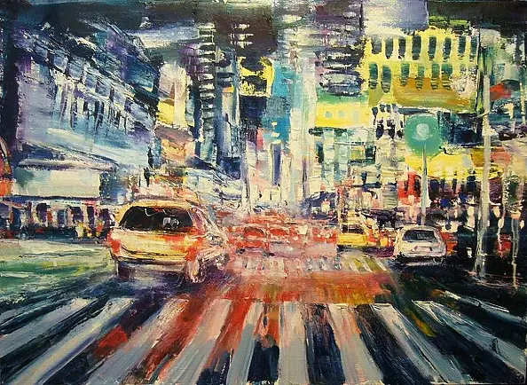 Kazimierz Komarnicki - Night in New York