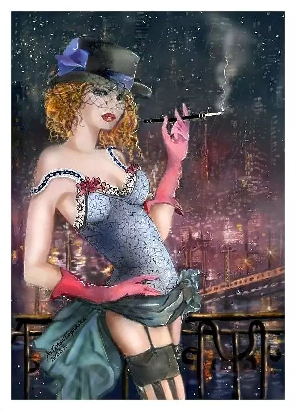 Teresa Kopańska - "Night in Paris