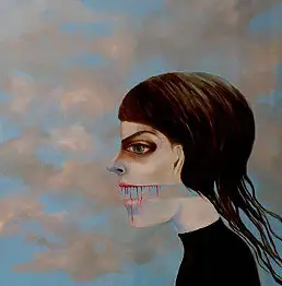Małgorzata Suwalska, Ночь за день, Масляная картина - холст, 50 x 60