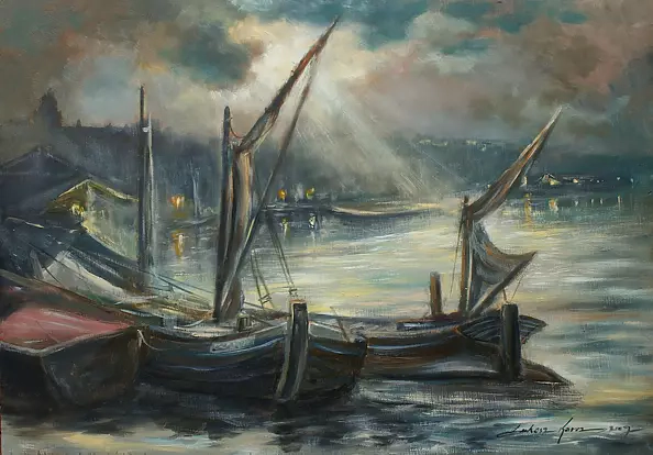 Łukasz Karcz - Night at the port