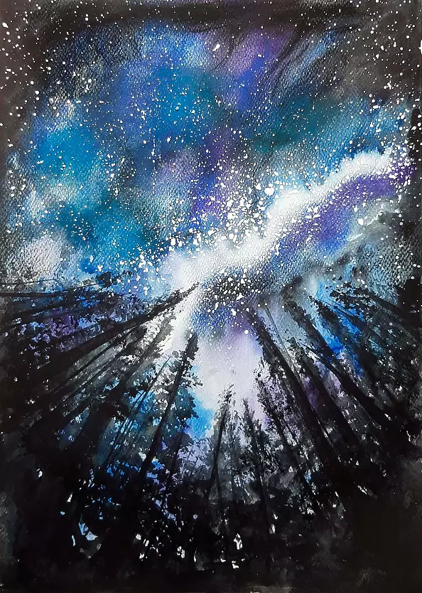 Adriana Laube - "Night sky"