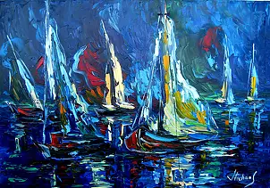 Jerzy Stachura - Night regatta II