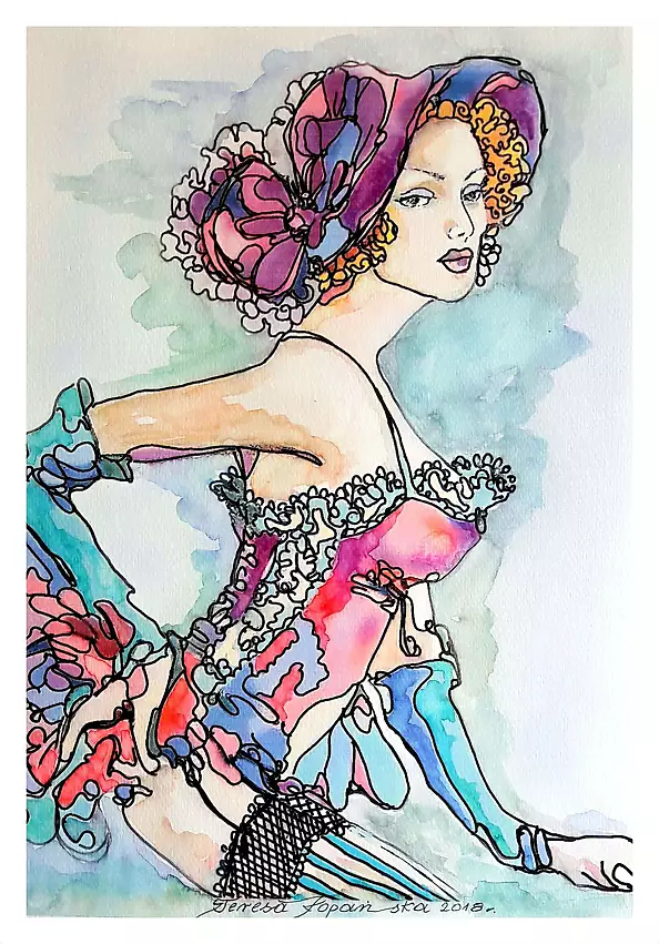 Teresa Kopańska - Night butterfly