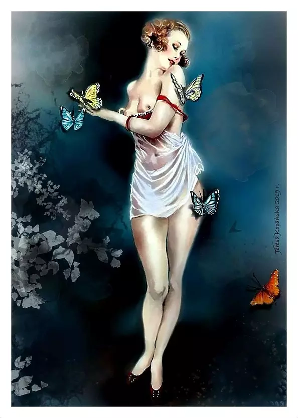 Teresa Kopańska - Night butterfly