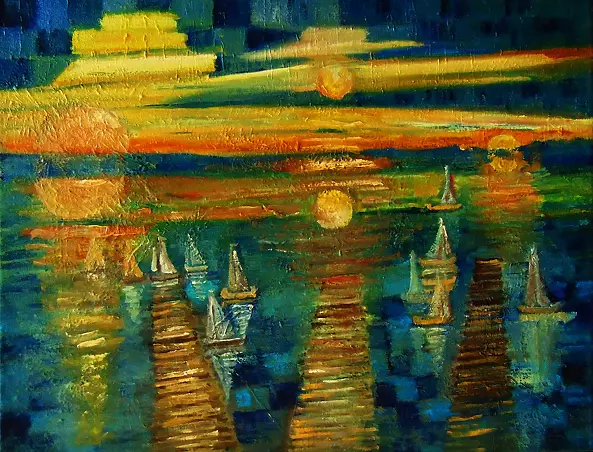 Helga Maria RADOCHOŃSKA - Nokturn w przystani