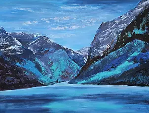 Małgorzata Burcicka-Kozieł - Norway - turquoise Lake Lovatnet