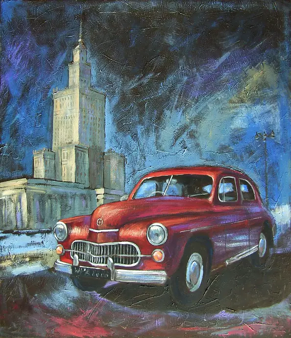 Krystyna PALCZEWSKA - Nostalgia - samochód Warszawa