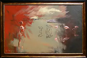 Janusz Orzechowski - Not only flamingos stand on one leg