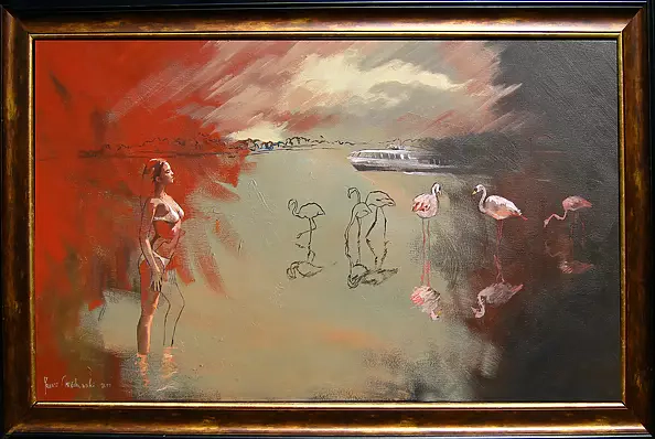Janusz Orzechowski - Not only flamingos stand on one leg