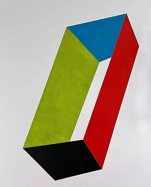 Włodzimierz Pawlak, Notatka o Sztuce 10-XII, Obraz olejny - płótno, 110 x 130
