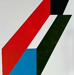 Włodzimierz Pawlak, Notatka o Sztuce 11-XII, Obraz olejny - płótno, 110 x 130