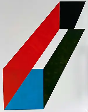 Włodzimierz Pawlak, Note on Art 11-12, Oil painting - canvas, 110 x 130