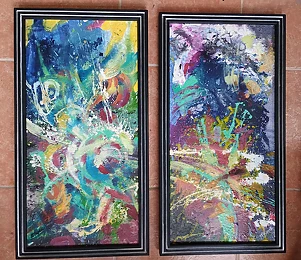 Anna Borcz - New stars - diptych