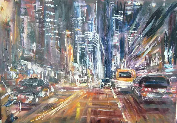 Kazimierz Komarnicki - Nowy Jork Nocą V