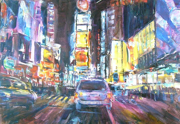 Kazimierz Komarnicki - Nowy Jork. Time Square 2024 