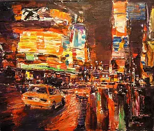 Kazimierz Komarnicki - New York at night