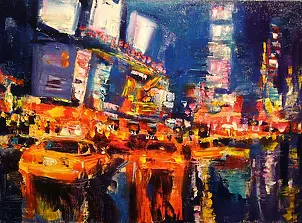 Kazimierz Komarnicki - New York at night