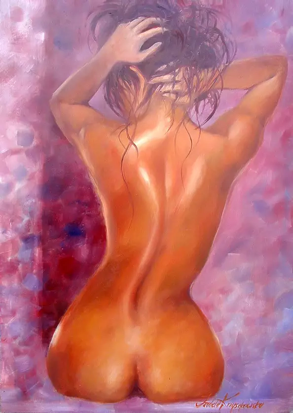 Izabela Krzyszkowska - Akt kąpiel