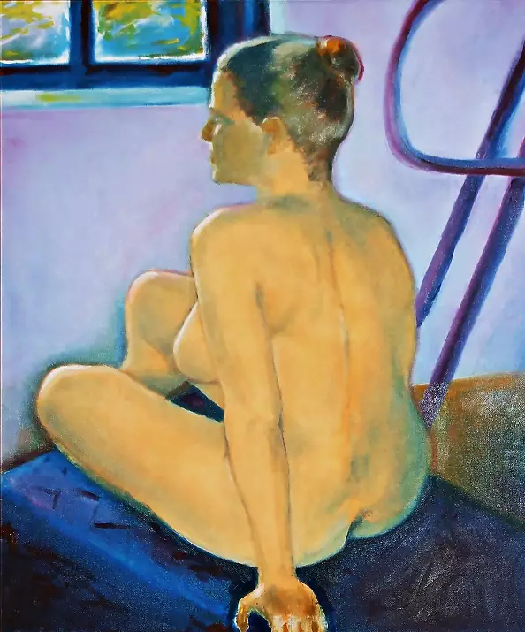 Jakub Borkowski - Act in a studio with a window