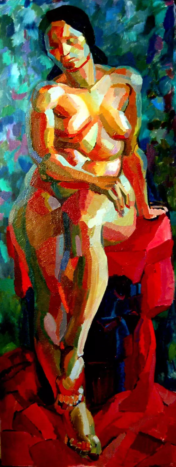 Drozdova Mariia - Nude in the garden