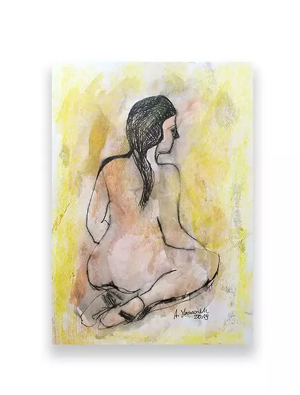 Anna Skowronek - naked woman's act