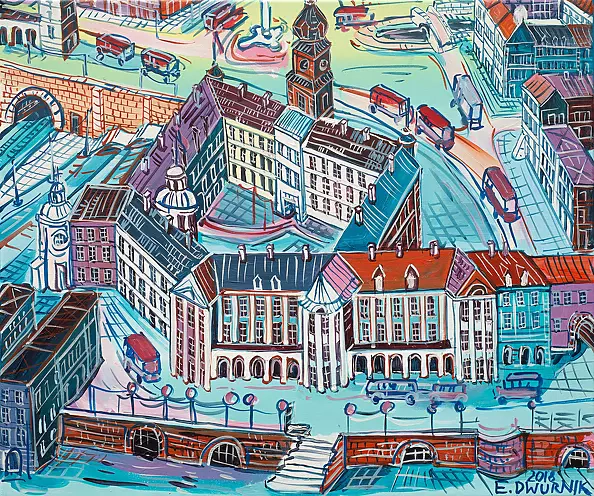 Edward Dwurnik - OIL PAINT Lock