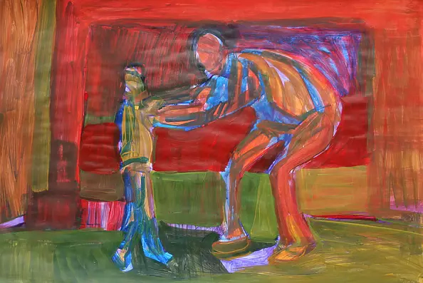 Mariola Paulina Żylińska Jestadt - FATHER WITH SON